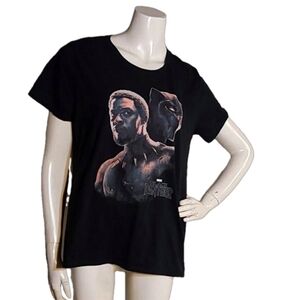 MARVEL BLACK‎ PANTER WOMEN'S  GRAPHIC TEES SIZE LARGE